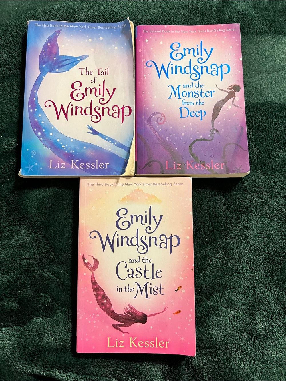 Emily Windsnap by Liz Kessler Books 1-3 Used Bundle Lot